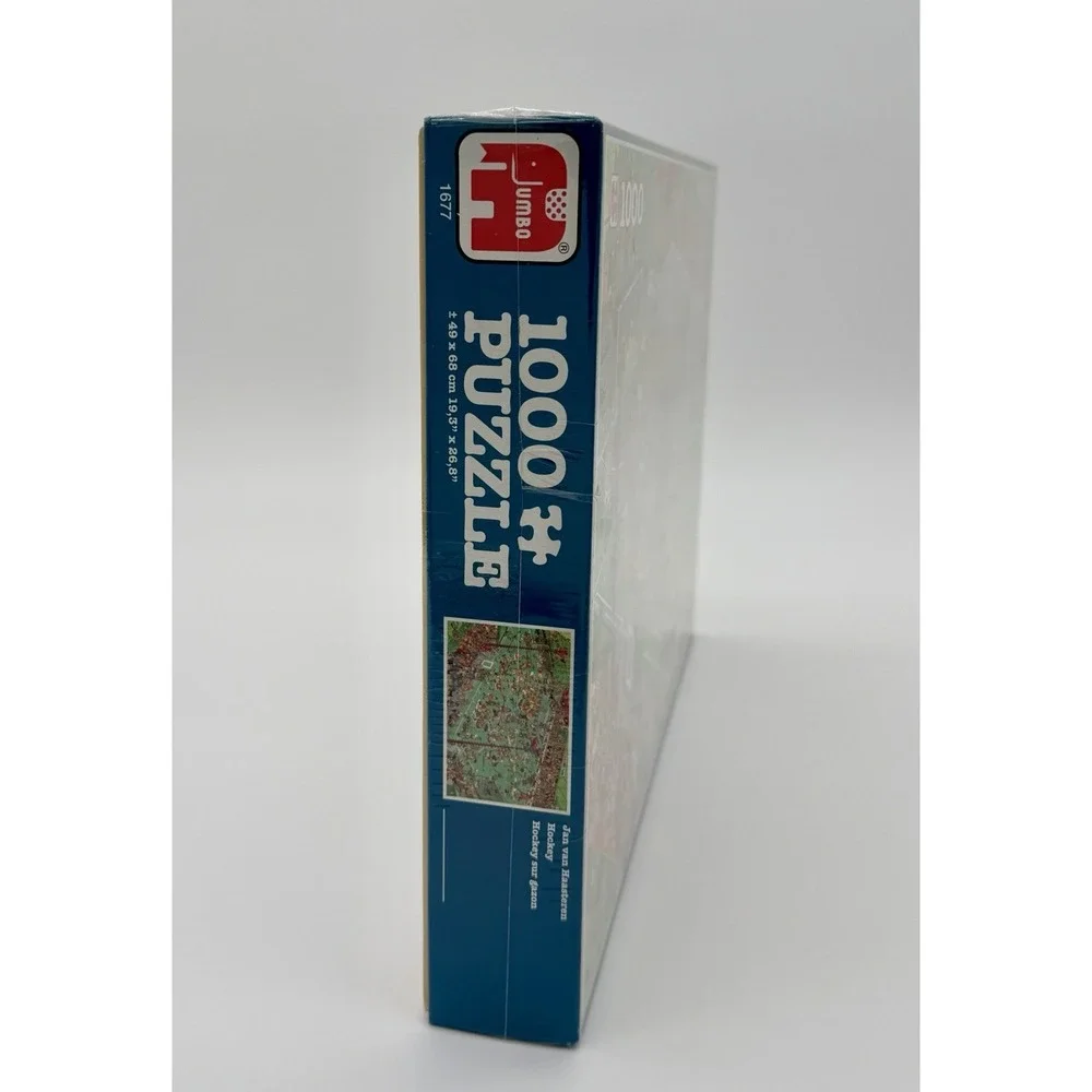 Vintage 1998 Jan van Haasteren Hockey 1000 Piece Puzzle Jumbo #1677 Sealed